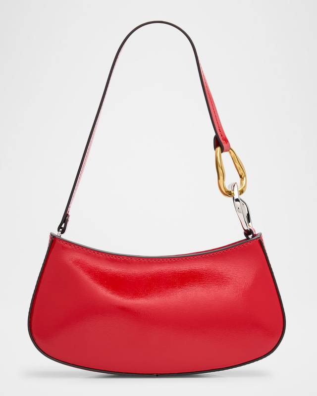 Ollie Zip Leather Shoulder Bag